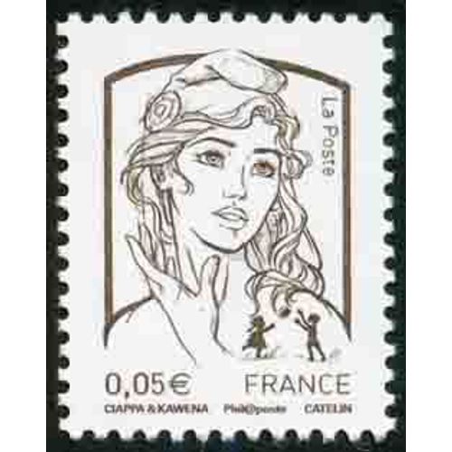 Timbre France 2013 Oblitéré - Marianne De Ciappa Et Kawena 0.05 Yt4764