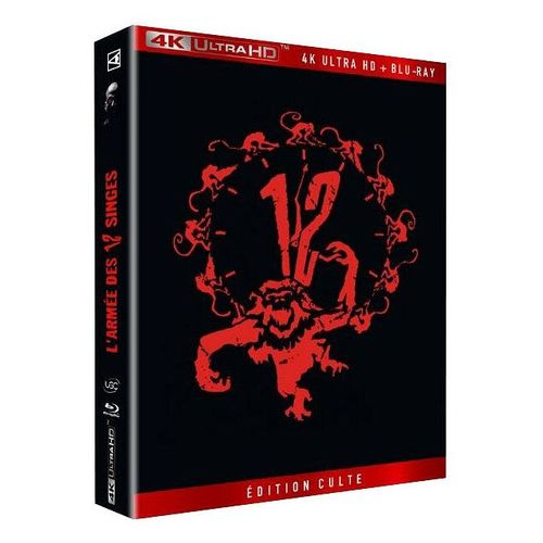 L'armée Des 12 Singes - Édition Culte - Steelbook 4k Ultra Hd + Blu-Ray