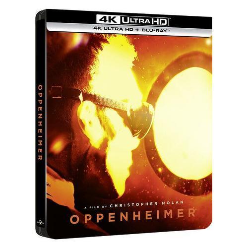 Oppenheimer - Édition Collector Limitée - 4k Ultra Hd + Blu-Ray - Boîtier Steelbook