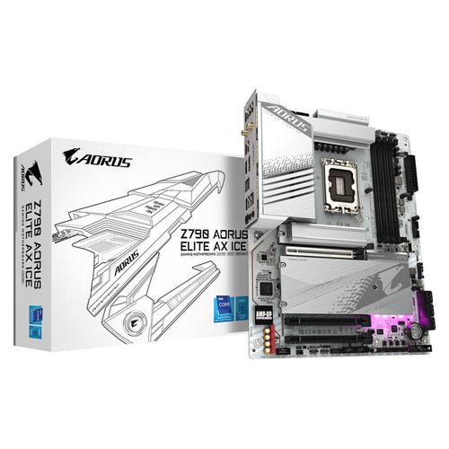 GIGABYTE Z790 AORUS ELITE AX ICE socket 1700 Socket 1700 carte mère