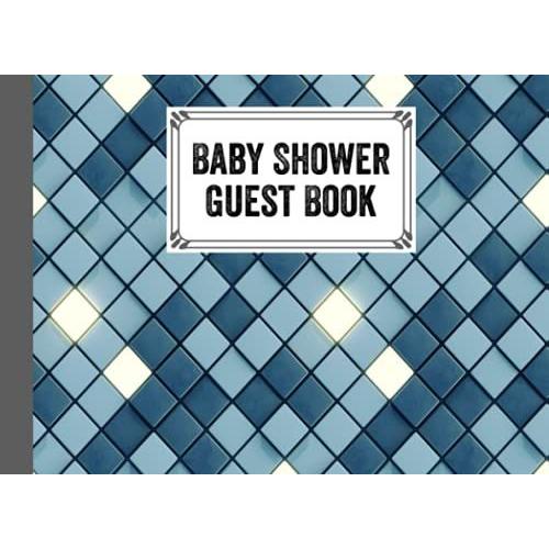 Baby Shower Guest Book: Cube Baby Shower Guest Book, A Motherâs Historical Memory Book| Humorous Funny Mamie And Babies Guestbook| By Nina Reinhardt