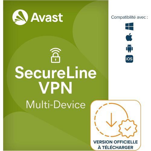 Avast Vpn Secureline 2024 - ( 2 Ans / 5 Appareils ) | Réseau Privé Virtuel (Vpn) Pour La Protection De La Vie Privée | Version Téléchargement