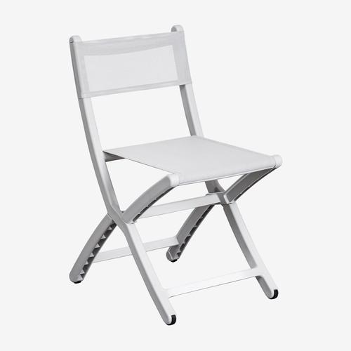 Pack De 4 Chaises De Jardin Pliantes Clarke Gris Glacial