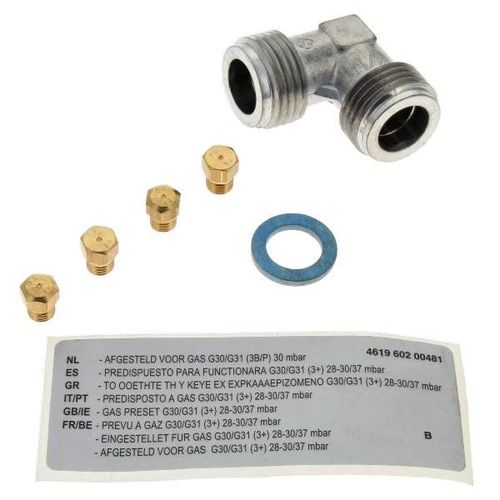 JEU D'INJECTEURS BUTANE/PROPANE pour TABLE DE CUISSON WHIRLPOOL - C00506571