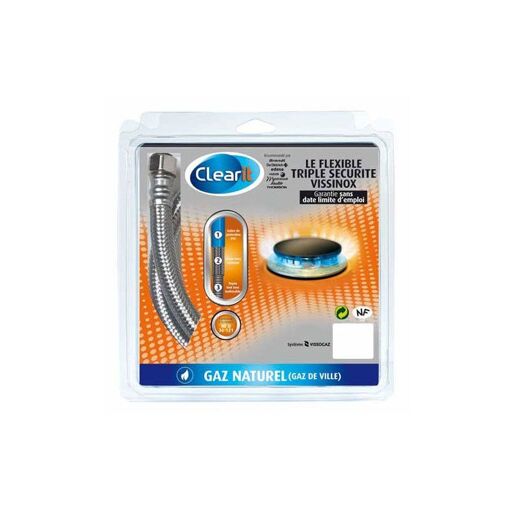 TUYAU GAZ NATUREL 1.25M pour INSTALLATION - 75X2411