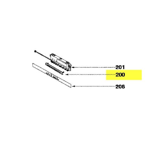 BARRETTE ASSEMBLEE pour HOTTE DE DIETRICH - 74X4393
