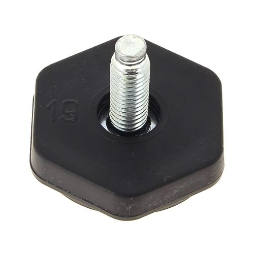 PIED M8 H=2.9 CM LISERE 8 MM ROHS pour LAVE LINGE INDESIT - C00264036