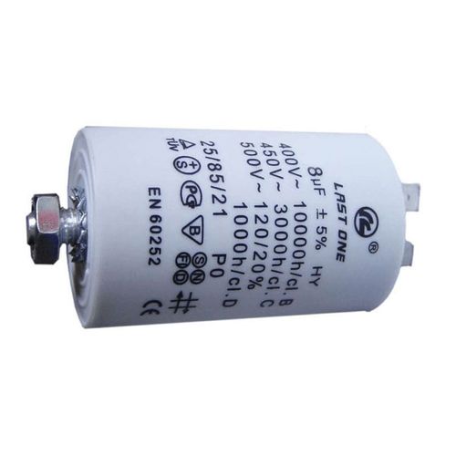 CONDENSATEUR 8 MF 450V LAST ONE pour LAVE LINGE - CAP514UN