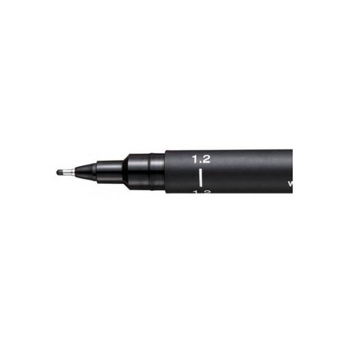 Feutre De Dessin Uni Pin - 1.2 Mm - Noir - Uni-Ball