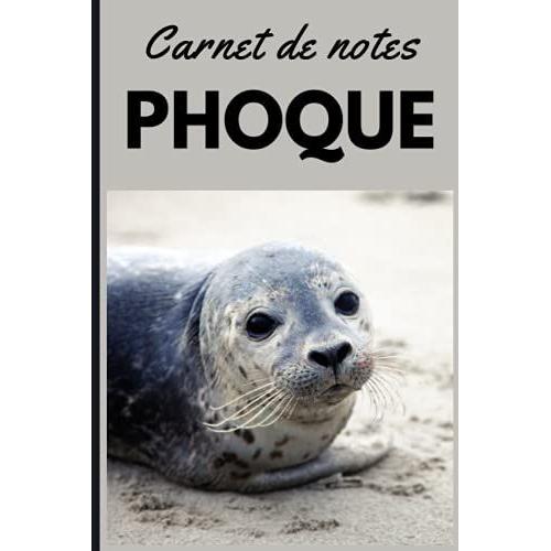 Carnet De Notes: Phoque Cahier De Brouillon Petit Format Pas Cher 100 Pages Lign©Es Couverture Souple Pour Les Amoureux Des Animaux Ecole College ... Cadeau Anniversaire Original Femme Homme