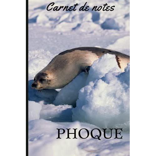 Carnet De Notes: Phoque Cahier De Brouillon Petit Format Pas Cher 100 Pages Lign©Es Couverture Souple Pour Les Amoureux Des Animaux Ecole College ... Cadeau Anniversaire Original Femme Homme