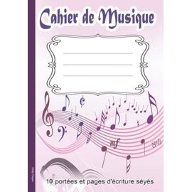 Petit Cahier Musique Cahier De Musique Petit Format: 17x22