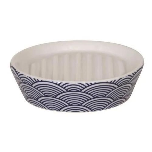Porte Savon Céramique BENTO - MSV - Bleu - Élégant et Pratique - Longue Durée de Vie