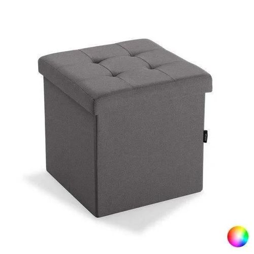 Pouf Convertible Lin Bois Mdf (38 X 37,5 X 38 Cm) - Couleur:Moutarde
