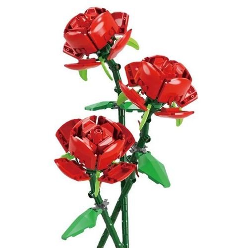 Rouge, Vert - Ensemble De 3 Poubelles De Nuit Romantique Pour Enfant, Jouet De Bricolage, Décoration De Plantes Et Fleurs Pour La Maison
