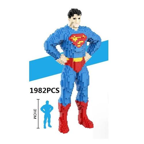 Superman - Mini Blocs De Construction De Super Héros, Modèle De Panthère Noire, Figurines De Dessin Animé, Briques Thanos, Brinquedos, Cadeaux D'anniversaire Pour Garçons
