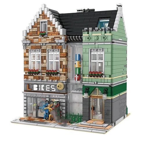 Pas De Boîte 3600pcs - Mini Blocs De Construction De Ville Pour Enfants Et Adultes, Vue Sur La Rue, Briques De Magasin, Jouets Prmoc, Figurines D'action, Cadeaux Techniques Pour Enfants