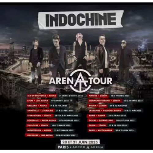 Place De Concert Indochine - Accord Arena Paris - 20/06/25