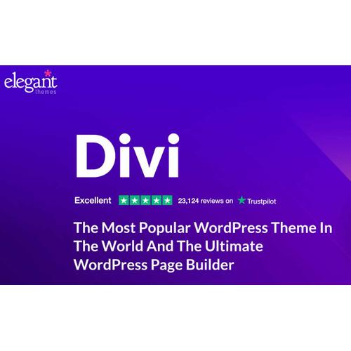 Divi Wordpress Theme (All In One) + License Key Provided - 1 Year Updates - Unlimited Websites