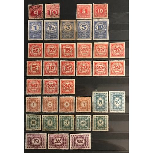 Lot De 75 Timbres Divers Taxes Autriche