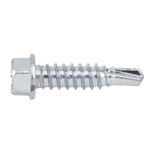 250 Vis autoperceuses - Tête hexagonale avec collerette estampée - Inox A2