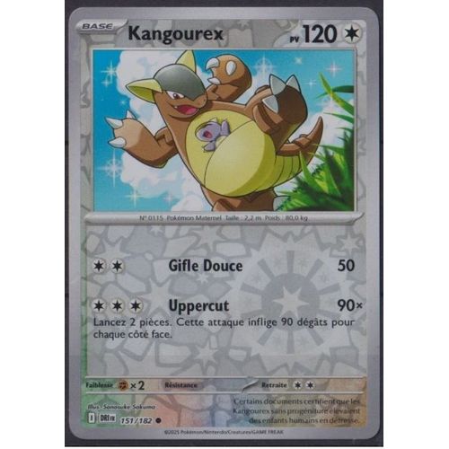 Pokémon Kangourex 151 / 182 Reverse Ev10 Rivalités Destinées