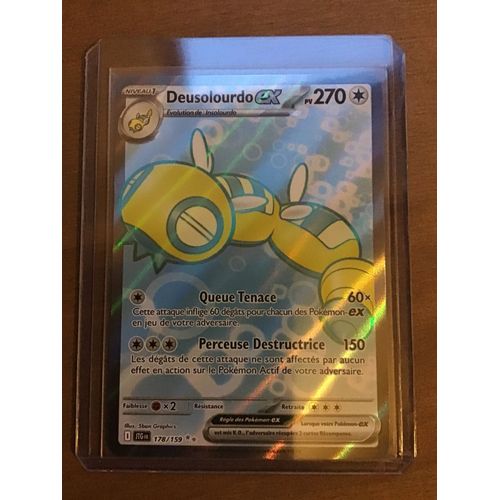 Carte Pokémon - Deusolourdo Ex - 178/159 - Secrète-Rare En Full Art - Ev9 Aventures Ensemble