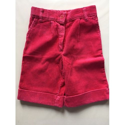 Short Fille En Velours Fushia Taille 4 Ans Idee Cadeau