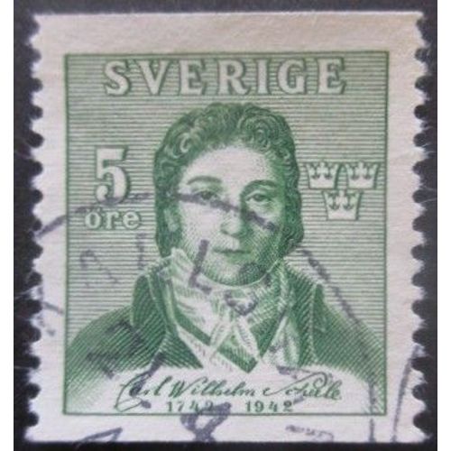 Suede N°296 Carl Wilhelm Oblitéré