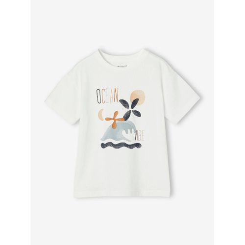 T-Shirt Motif Graphique Garçon Blanc
