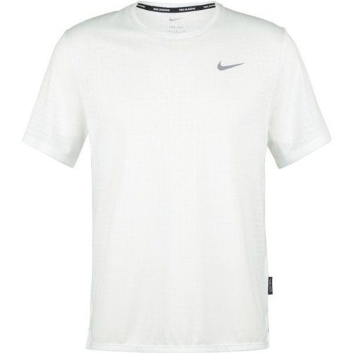 Miler Breathe Dri-Fit S/S Running Top T-Shirt De Running Taille Xl, Blanc/Gris