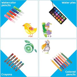 Crayola - Ensemble de 42 peintures lavables pour enfant