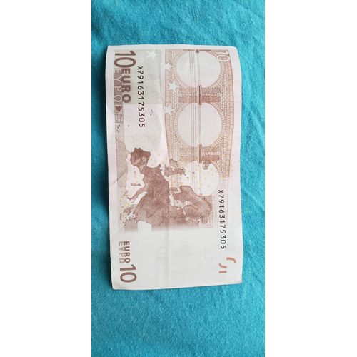 Billet 10€ M.Draghi 2002 Serie X