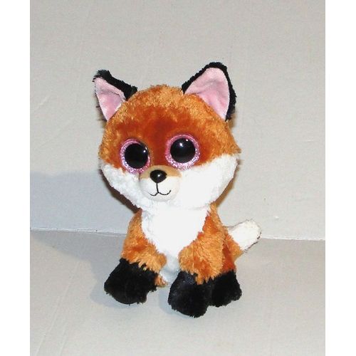 Doudou Renard Ty Silk Beanie Boo's Model  17 Cm
