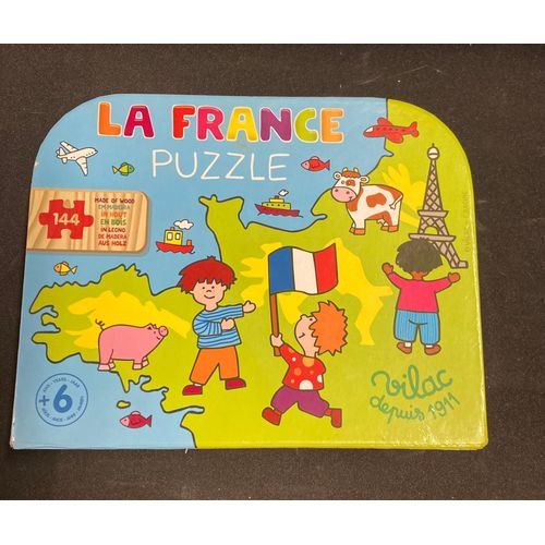 Malette Puzzle France Vilac