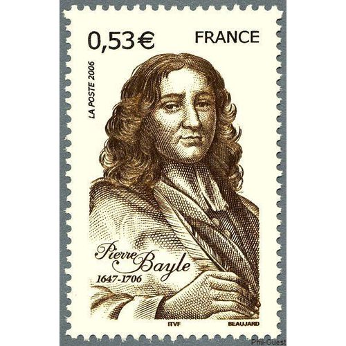 France 2006, Très Beau Timbre Neuf** Luxe Yvert 3901 Pierre Bayle Écrivain Et Philosophe. -