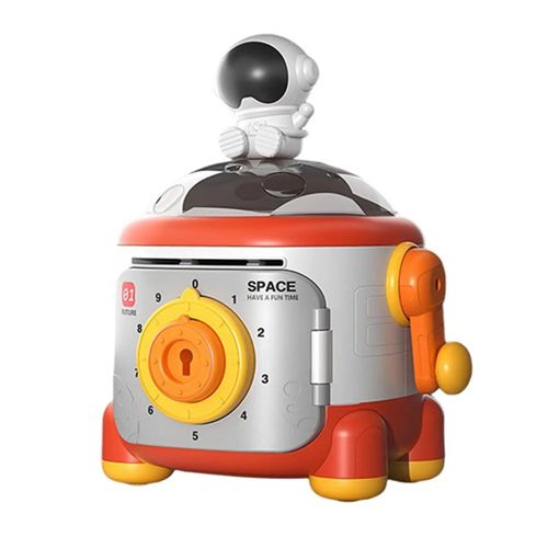 Rouge - Banque D'argent Durable Pour La Décoration De La Maison, Jouet Dos, Économiseur D'argent, Petite Machine Iko, Spaceman Créatif Pour Bar, Cadeau De Nouvel An, Chambre À Coucher