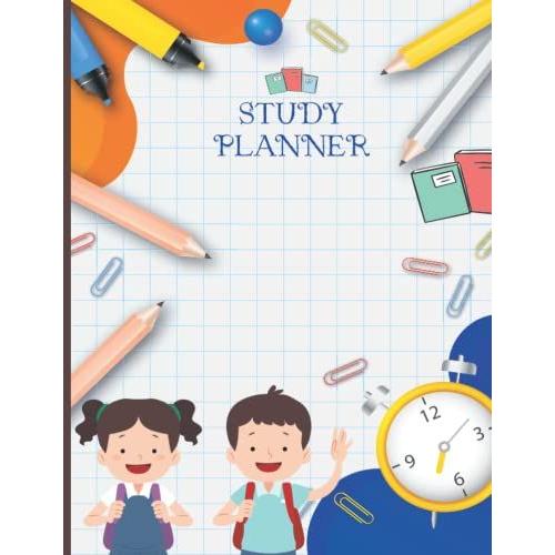 Study Planner: Daily Planner For Students, Kids, Man, Women With Study Hours, Wake Up And Sleep Time, Todayäôs Subject, Plans, Schedules, Topics To Study, Study Progress, Important Notes And More.