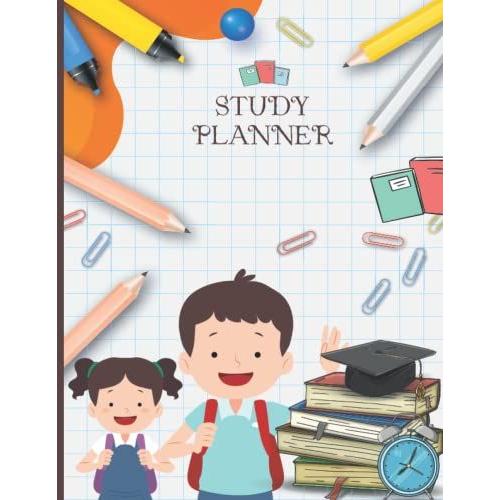 Study Planner: Undated Daily Planner For Students, Kids, Man, Women With Study Hours, Wake Up And Sleep Time, Todayâs Subject, Plans, Schedules, Topics To Study, Study Progress, Important Notes.