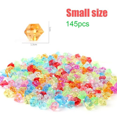 Taille De Style B De Style - Bijoux En Faux Diamant Avec Coffre De Sagesse, Accessoires De Jouet De Remplissage De Pierres Précieuses En Cristal Acrylique, Confettis De Fête, Cadeau De Décoration Bricolage, Noël Et Mariage, 7,5