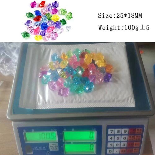 100 G De Glace - Bijoux En Pierre De Gemme De Coffre De Sagesse Pour Enfants, Cadeaux De Fête, Jouets Pour Filles Et Garçons