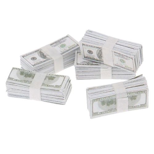 Billets De Banque Miniatures Pour Enfants, Mini Courses Créatives, Argent Ars, Jouets Cadeaux, Accessoires De Maison, Échelle 1/12
