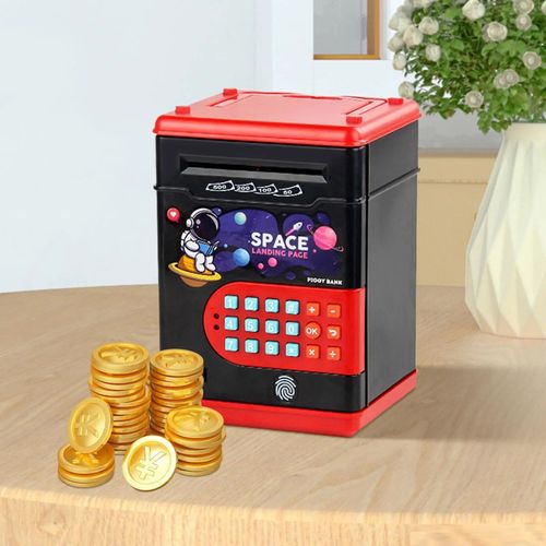 Boîte D'économie D'argent À Défilement Automatique, Jouet Iko Machine, Banque D'épargne Électronique Pour Garçons Et Filles De 3 Ans Et Plus, Cadeaux De Vacances