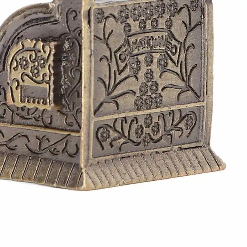 Caisse Enregistreuse En Mtal Vintage, 1:12, Mini Caisse Enr... - 3