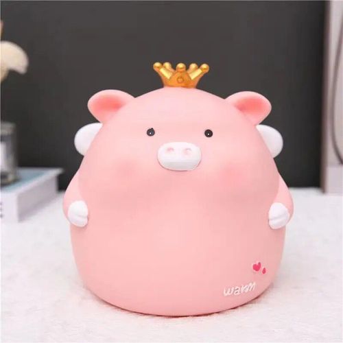 Grand - Cochon Ange, Ornement Créatif Coréen Mignon, Cadeau Obéissant, Pièces De Monnaie De Poche Pour Enfants, Décor De Chambre De Banque