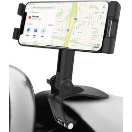 Support Telephone Voiture, Porte Telephone Voiture, Support De Téléphone Voiture Rotation à 360 Degrés, Support Portable Voiture Compatible Avec GPS Et Les Téléphones Portables De 4,0 à 7,0 Pouces
