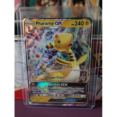 Carte Pokémon Pharamp Gx 43/181 Super Rare Fr Near Mint