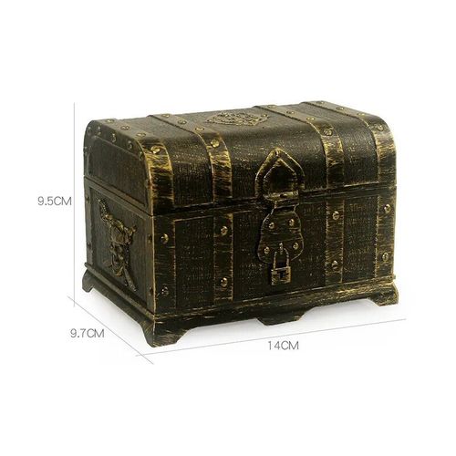 Poitrine De Bronze Ii - Doldoly 7.5-Coffre De Rangement De Bijoux, Boîte Décorative Pour La Maison, Chambre À Coucher, Jouet, Accessoires De Ix, Cadeau