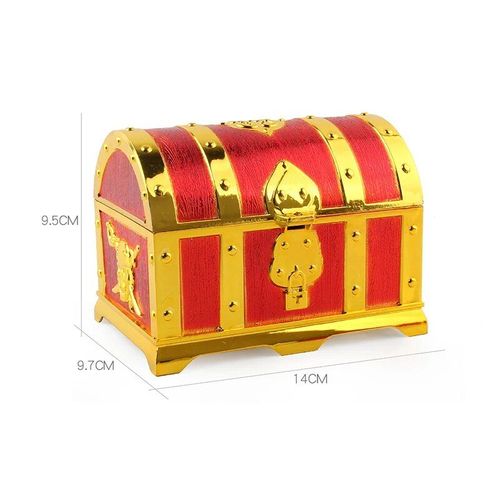 Rouge Et Or I - Doldoly 7.5-Coffre De Rangement De Bijoux, Boîte Décorative Pour La Maison, Chambre À Coucher, Jouet, Accessoires De Ix, Cadeau