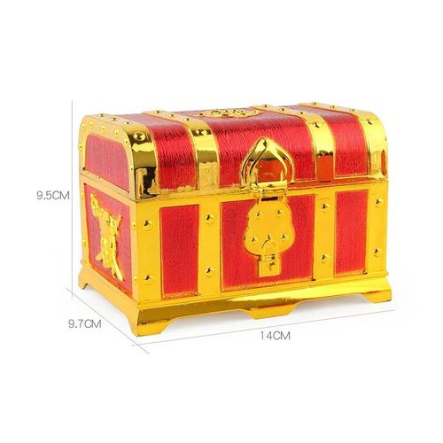 Rouge Et Or Ii - Doldoly 7.5-Coffre De Rangement De Bijoux, Boîte Décorative Pour La Maison, Chambre À Coucher, Jouet, Accessoires De Ix, Cadeau
